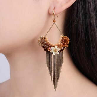 Amber Caravan Fringe Drops