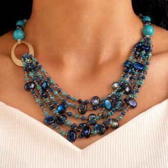 Blue Boho Necklace