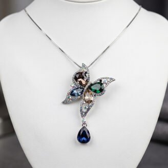 Blue Butterfly Pendant