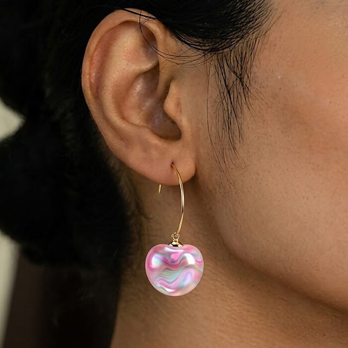Blush-Cerise-Aura-Hoop-Drops-2