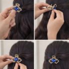 Cobalt-Solitaire-Geometric-Mini-Claw-Clip-2