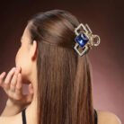 Cobalt-Solitaire-Geometric-Mini-Claw-Clip-3