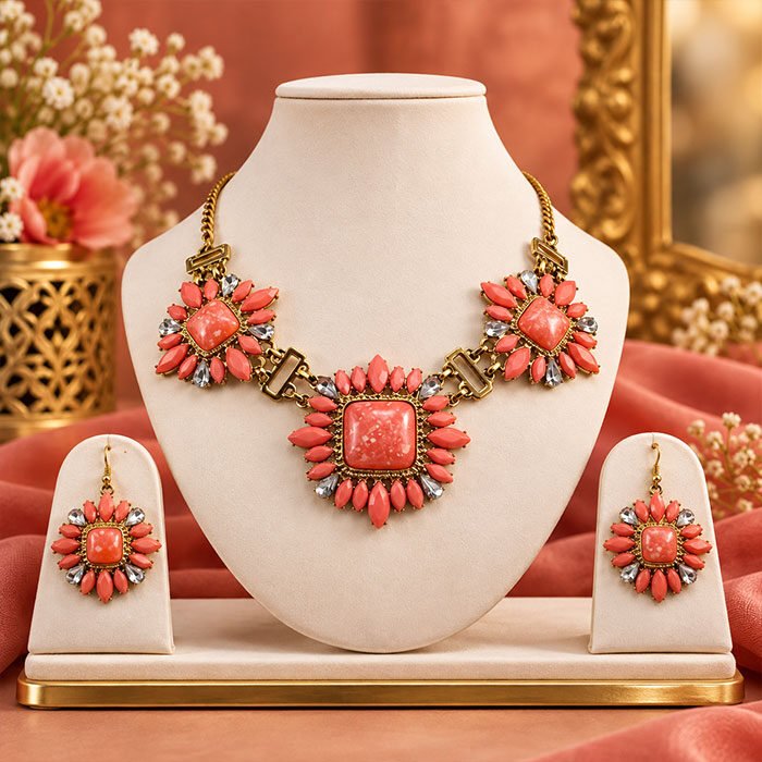Coral-Rosette-Blossom-Kundan-Jewellery-Set-5 Coral-Rosette-Blossom-Kundan-Jewellery-Set-5