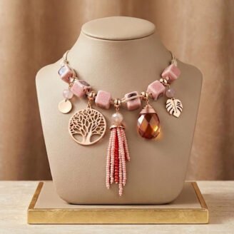 Pink Nova Necklace