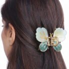 Emerald-&-Mint-Ombré-Butterfly-Mini-Claw-Clip-4