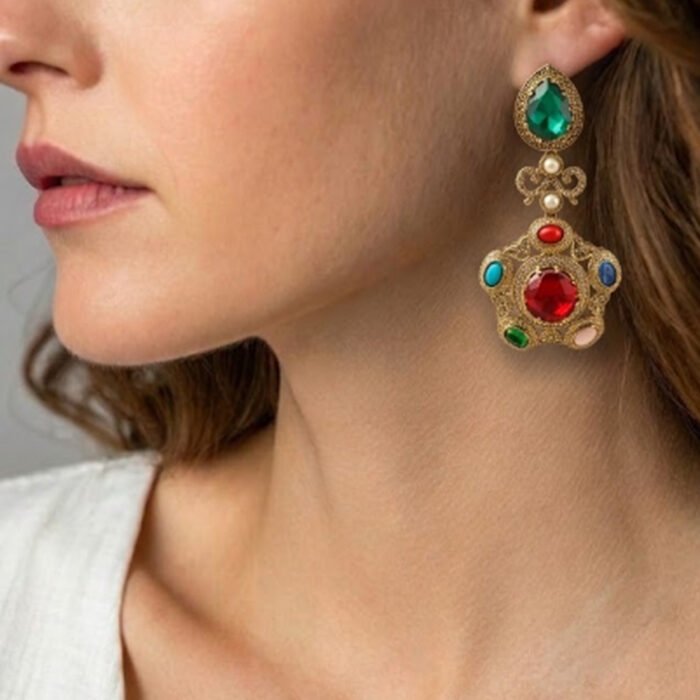 Golden-Sitara-Earrings