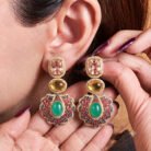 Green-multicolor-Noor-Earrings-1