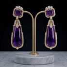 Heritage-Violet-Gemstone-Statement-Earrings