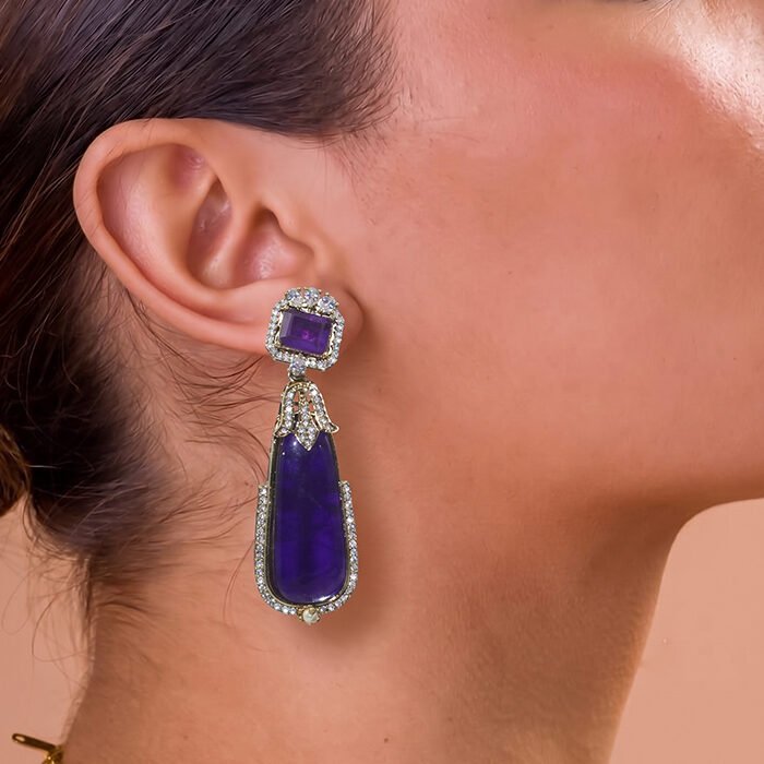 Heritage-Violet-Gemstone-Statement-Earrings-2