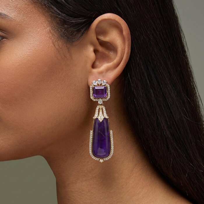 Heritage-Violet-Gemstone-Statement-Earrings-3