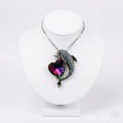 Iridescent-Ocean-Heart-Dolphin-Pendant