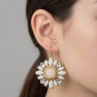 Ivory-Sunburst-Geometric-Medallion-Set