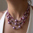 Lilac-Orchid-Triple-Layered-Bead-Strands