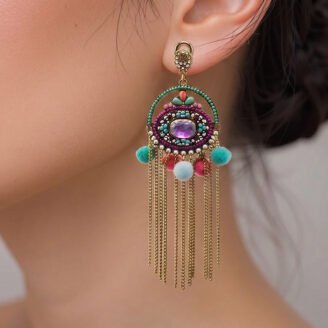 Multicolour Eclipse Earrings