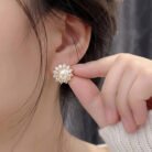 Pearl-Halo-Studs