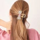 Pink-Heart-Pavé-Bow-Mini-Claw-Clip-2