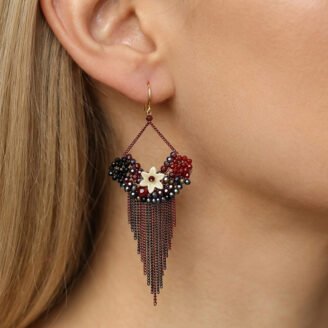 Elara red pendant