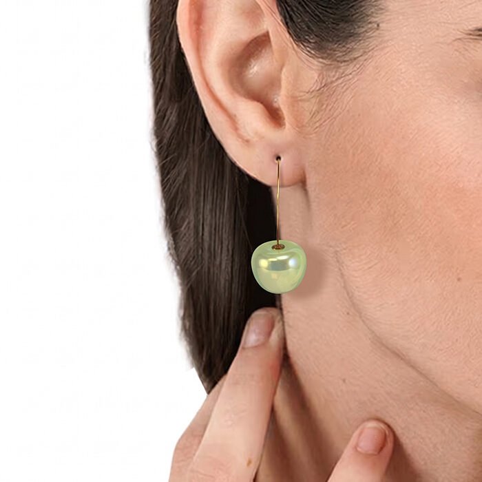 Pistachio-Cerise-Hoop-Drops-2 Pistachio-Cerise-Hoop-Drops-2