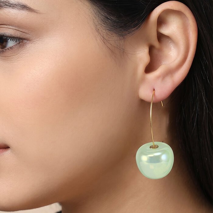 Pistachio-Cerise-Hoop-Drops-3 Pistachio-Cerise-Hoop-Drops-3