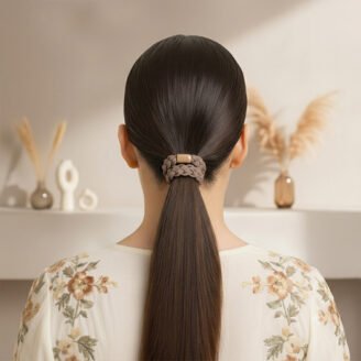 Plaited Ribbon Neutral Hair Tie Pack