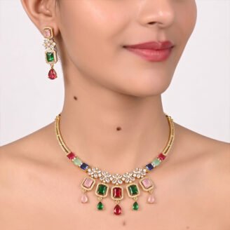 Prism Pavilion Multi-Color Crystal Set