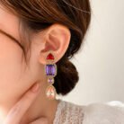 Purple-Multicolour-Sapphire-Earrings-3