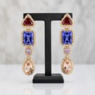 Purple-Multicolour-Sapphire-Earrings-4