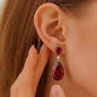 Red-Sapphire-Earrings
