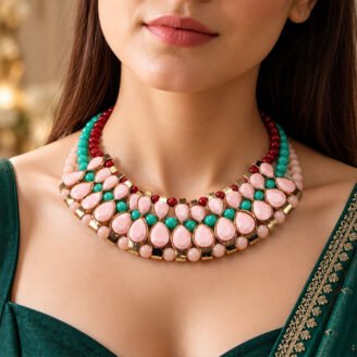 Roselle-Turquoise-Blush-Kundan-Necklace-2