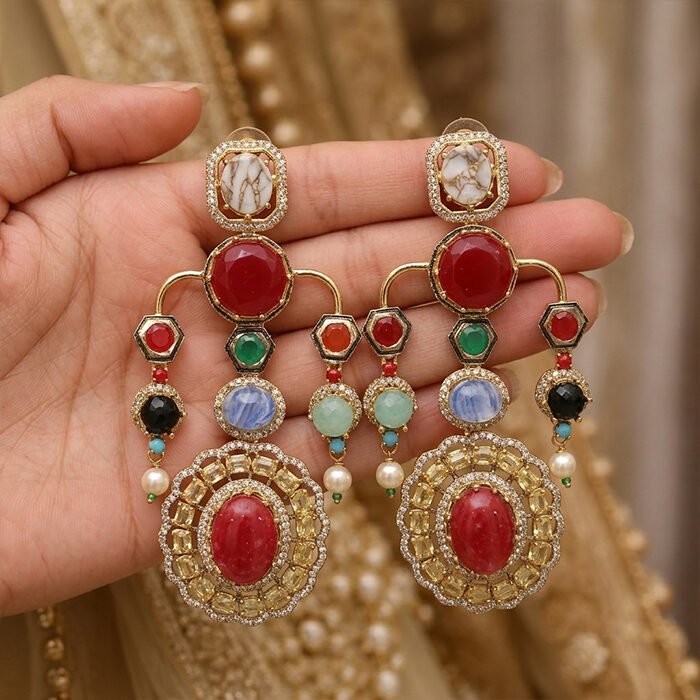 Royal-Multigem-Heritage-Statement-Earrings-4