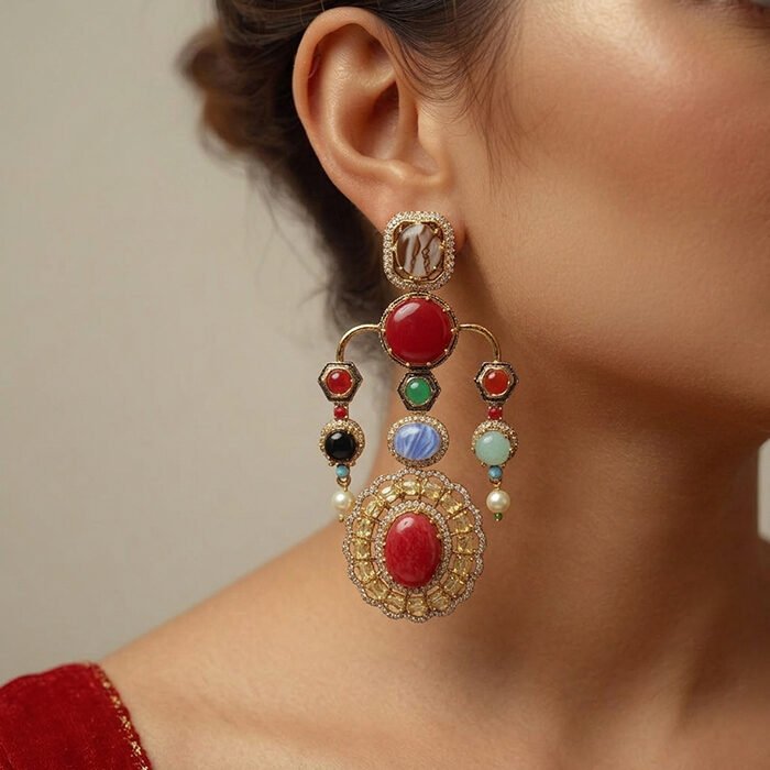 Royal-Multigem-Heritage-Statement-Earrings-5
