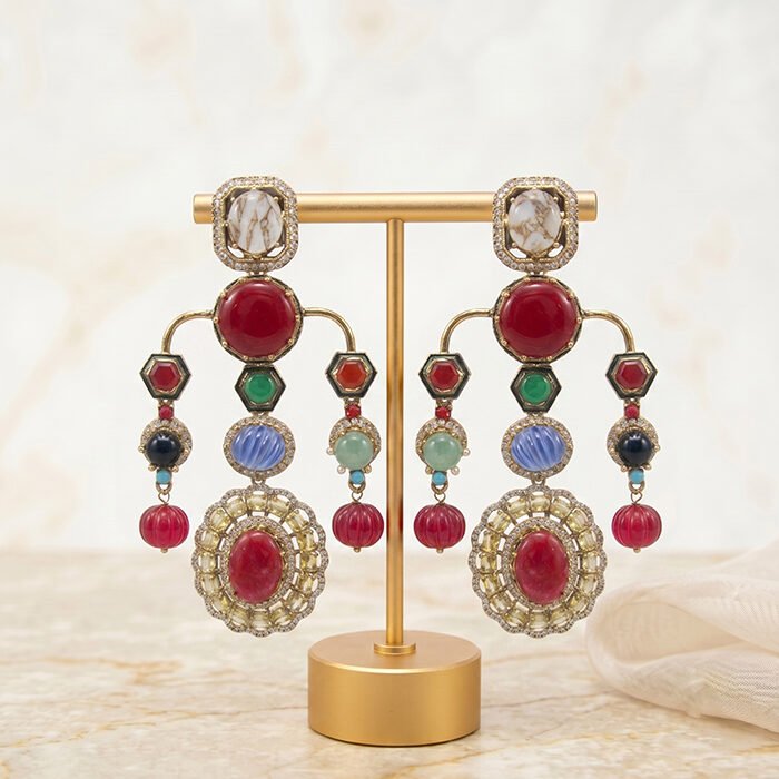 Royal-Multigem-Heritage-Statement-Earrings