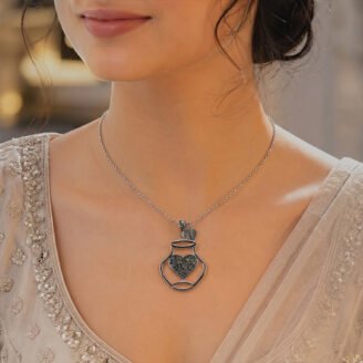 Silver Vase Pendant