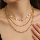 Starry-Pearl-Triple-Layered-Chain