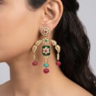 Sunehri-Virasat-Darbar-Jharokha-Polki-Earrings-2