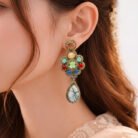 Sunehri-Virasat-Navratna-Shahi-Guldasta-Earrings-2