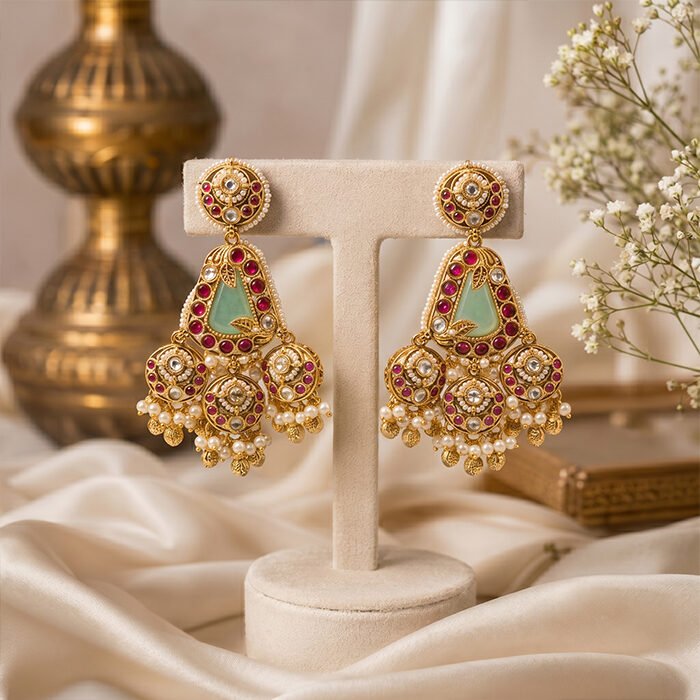 Sunehri-Virasat-Rajkunj-Mayura-Chandelier-Drops-2