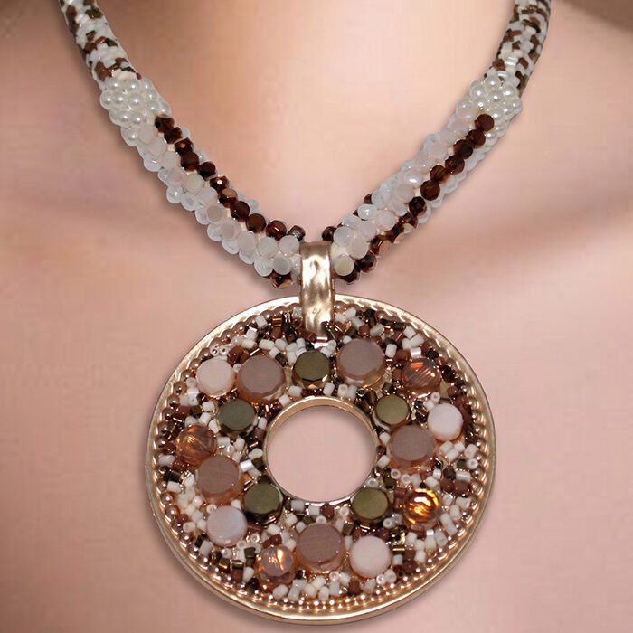 Toasted-Toffee-Circular-Mosaic-Pendant-2
