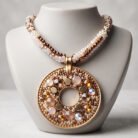 Toasted-Toffee-Circular-Mosaic-Pendant-4
