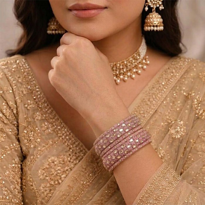 Blush-Pink-Kundan-Designer-Bangle-Set-4