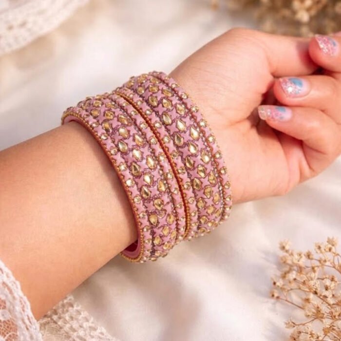 Blush-Pink-Kundan-Designer-Bangle-Set
