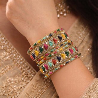 Carnival Sparkle Designer Bangle Set