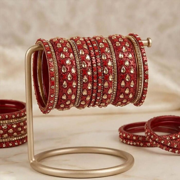 Crimson-Royale-Kundan-Bangle-Set