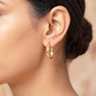 Golden-Spark-Huggie-Hoops-4