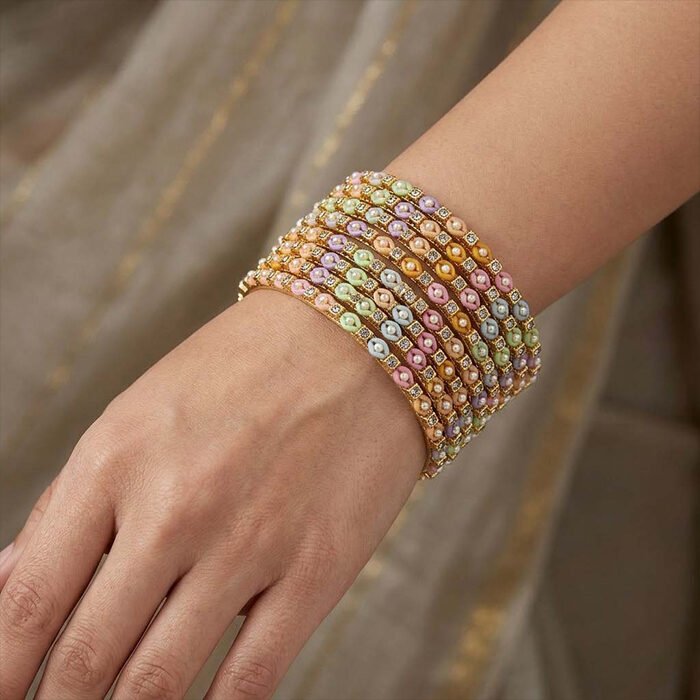 Pastel-Pearl-Kundan-Bangle-Set-4