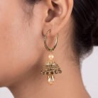 Pearl-Luxe-Jhumka-Hoop-Earrings
