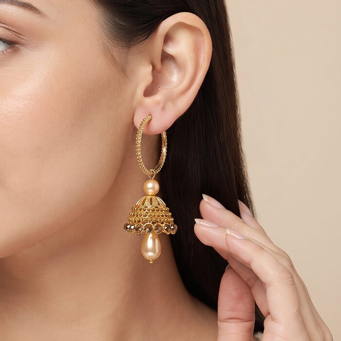Pearl-Radiance-Jhumka-Hoop-Earring-2