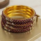 Royal-Ruby-Kundan-Bangle-Set-4