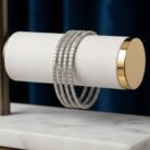 Silver-Crystal-Elegance-Bangle-Set
