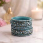 Sky-Blue-Kundan-Designer-Bangle-Set